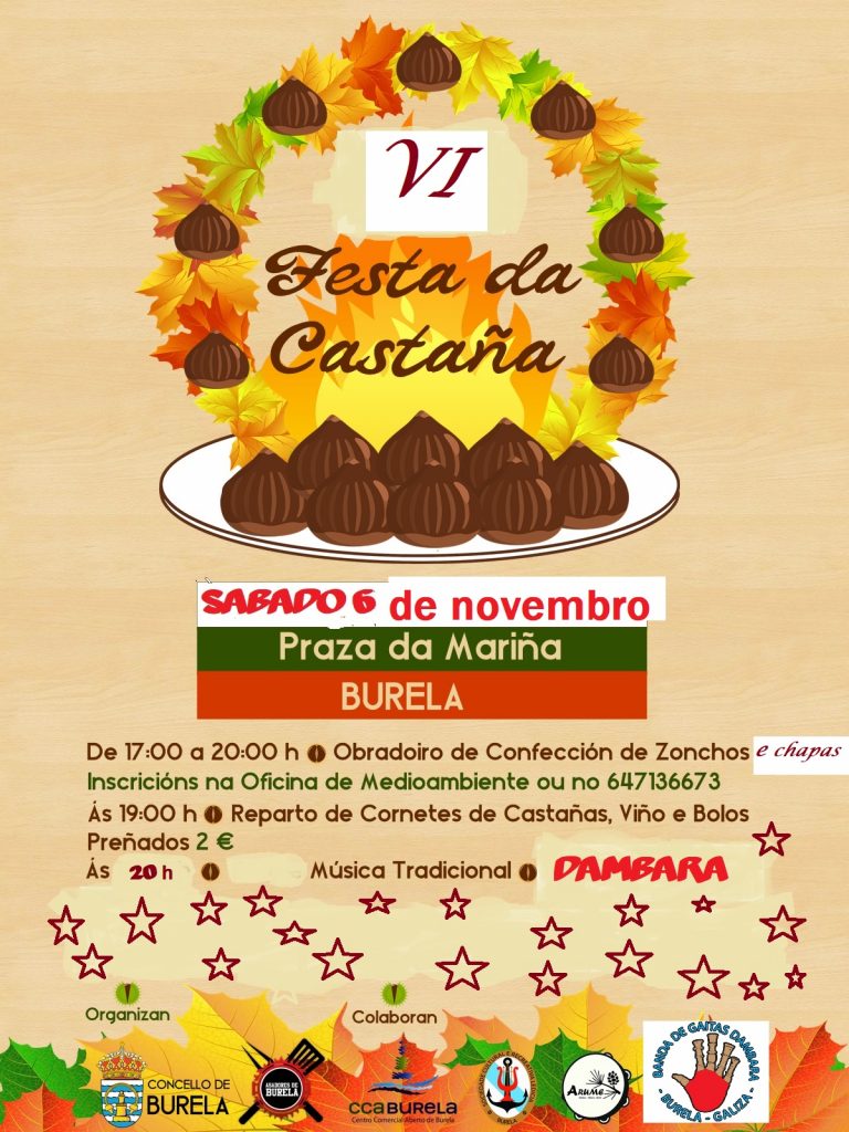 A programación cultural en Burela inclúe a Festa da Castaña para este mes de outubro